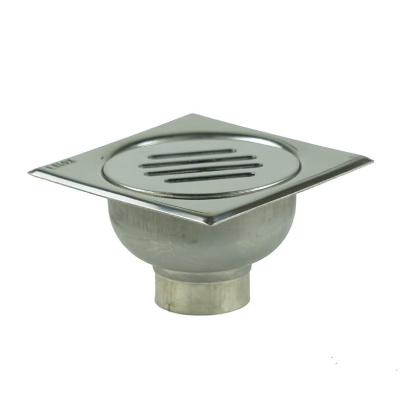 Caniveau Evacuation Inox 10×10 Carré Kelox