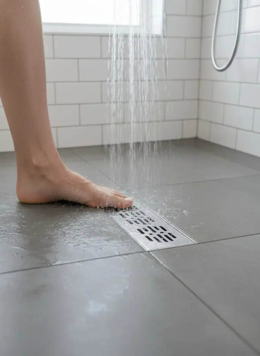Caniveau de Douche Linéaire en Acier Inox BSIM - Modèle Allemand (Plusieurs Tailles disponibles)