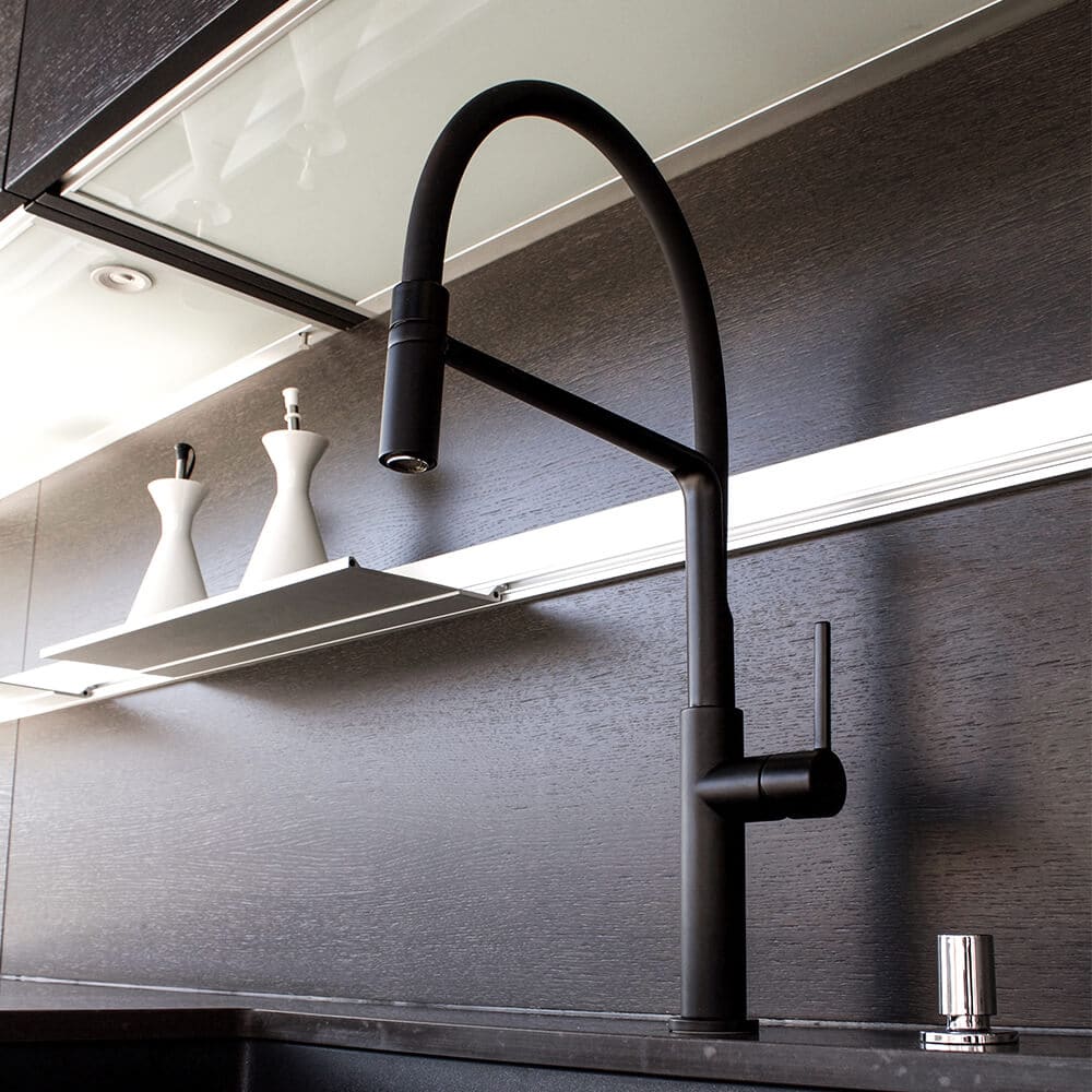 Mitigeur d'évier Clever Chef Slim (Noir Mat)
