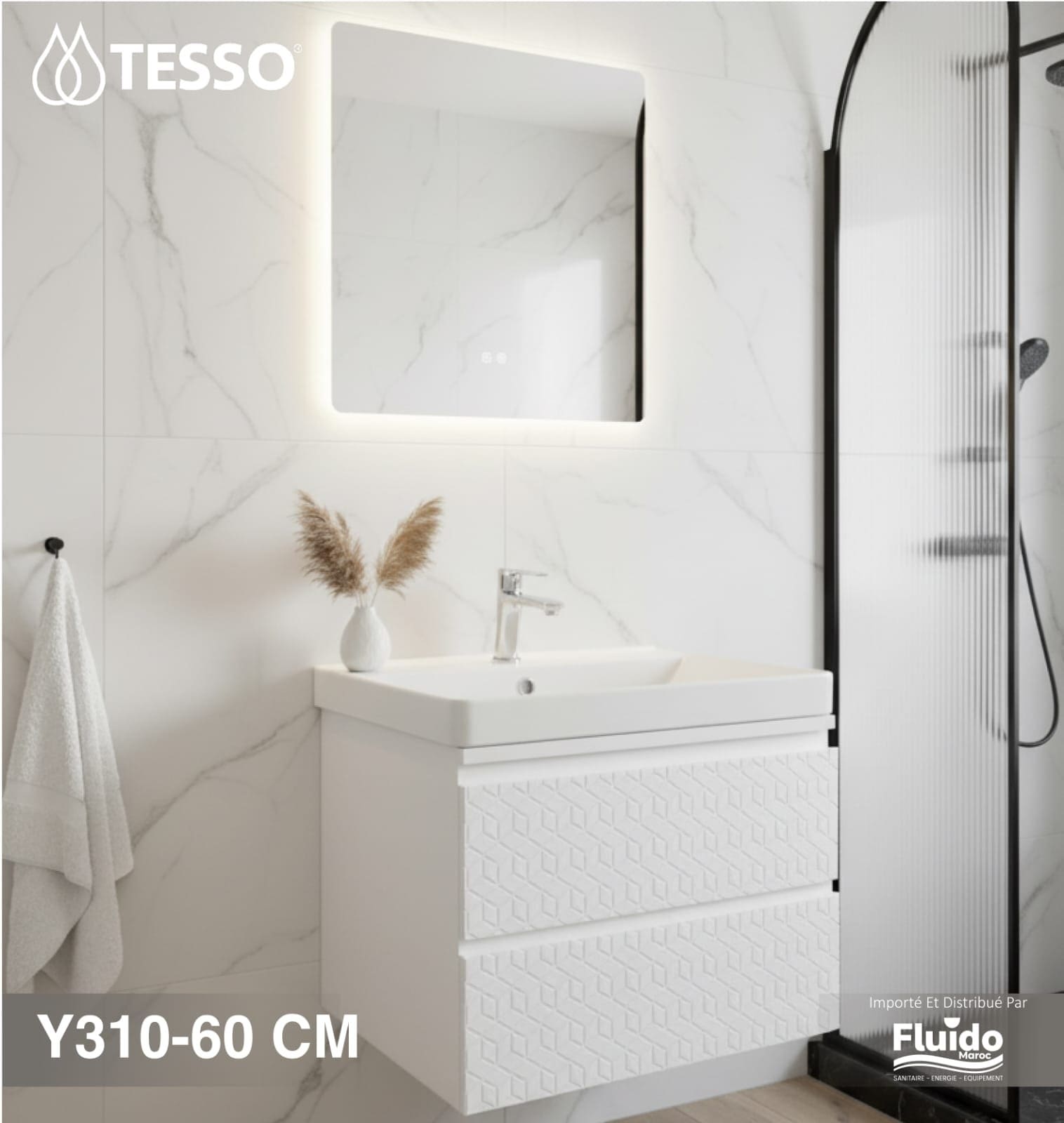 Meuble Salle de Bain Y310 – 60 CM