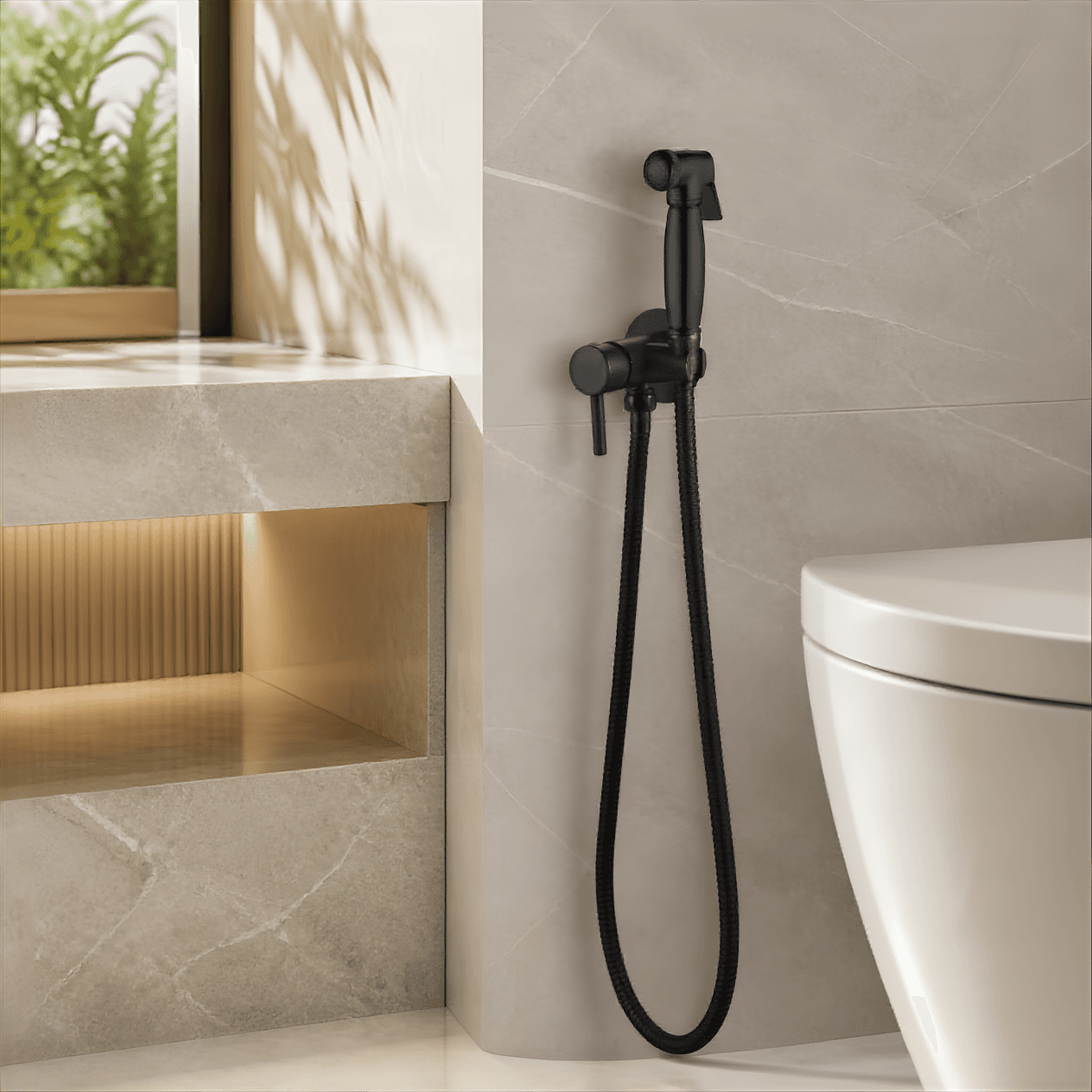 Douchette WC avec mitigeur 