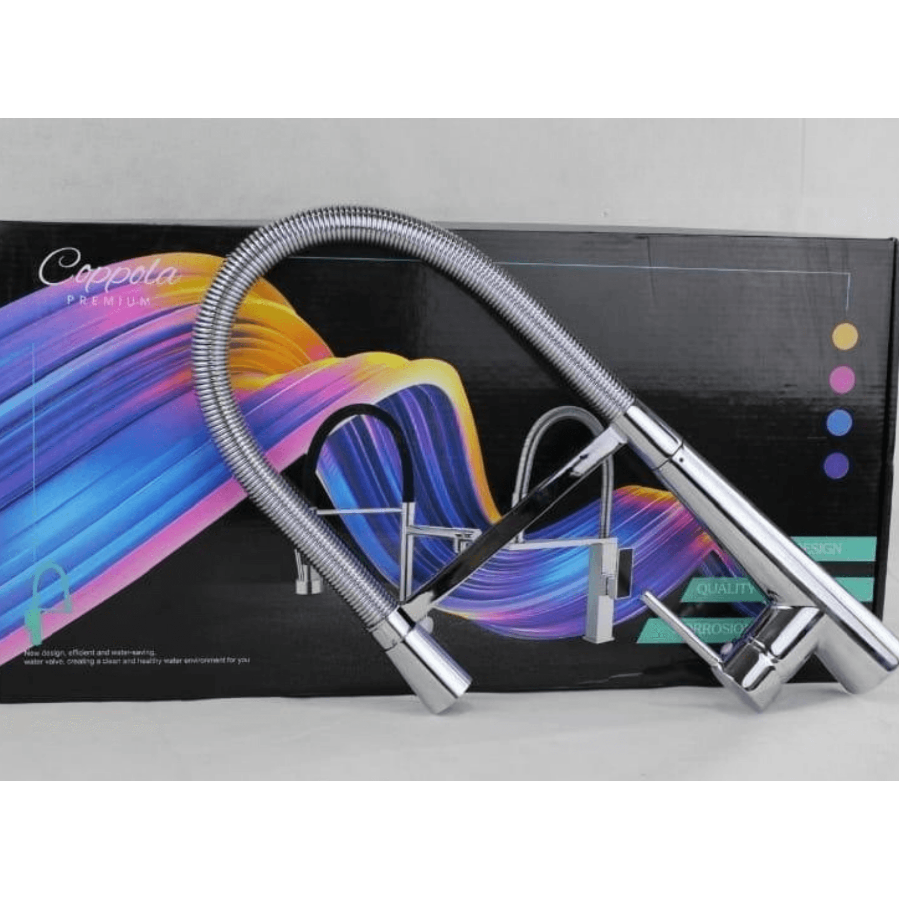 Robinet Cuisine Professionnel Chrome – Douchette Spirale