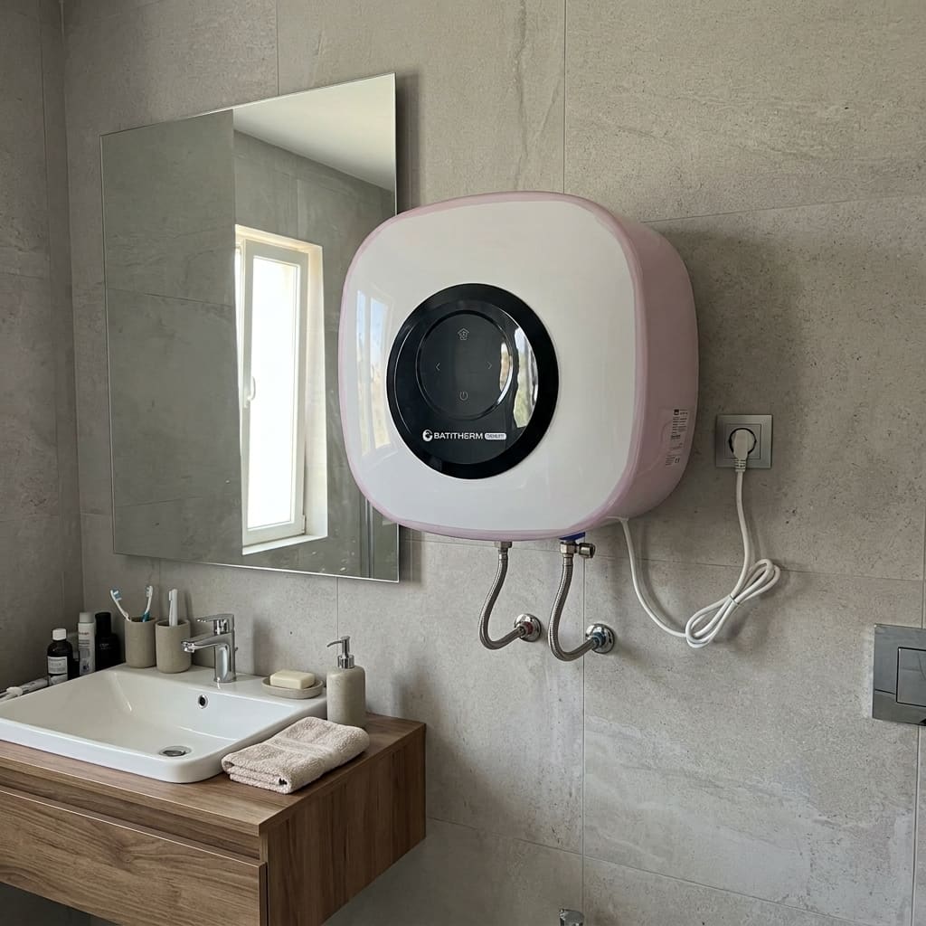 Chauffe-Eau Électrique Compact 30L Écran Tactile Digital – Batitherm Smart 30L   