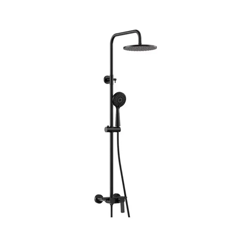 Colonne de douche avec mitigeur réglable Noir Mat Robimed (R60010N)